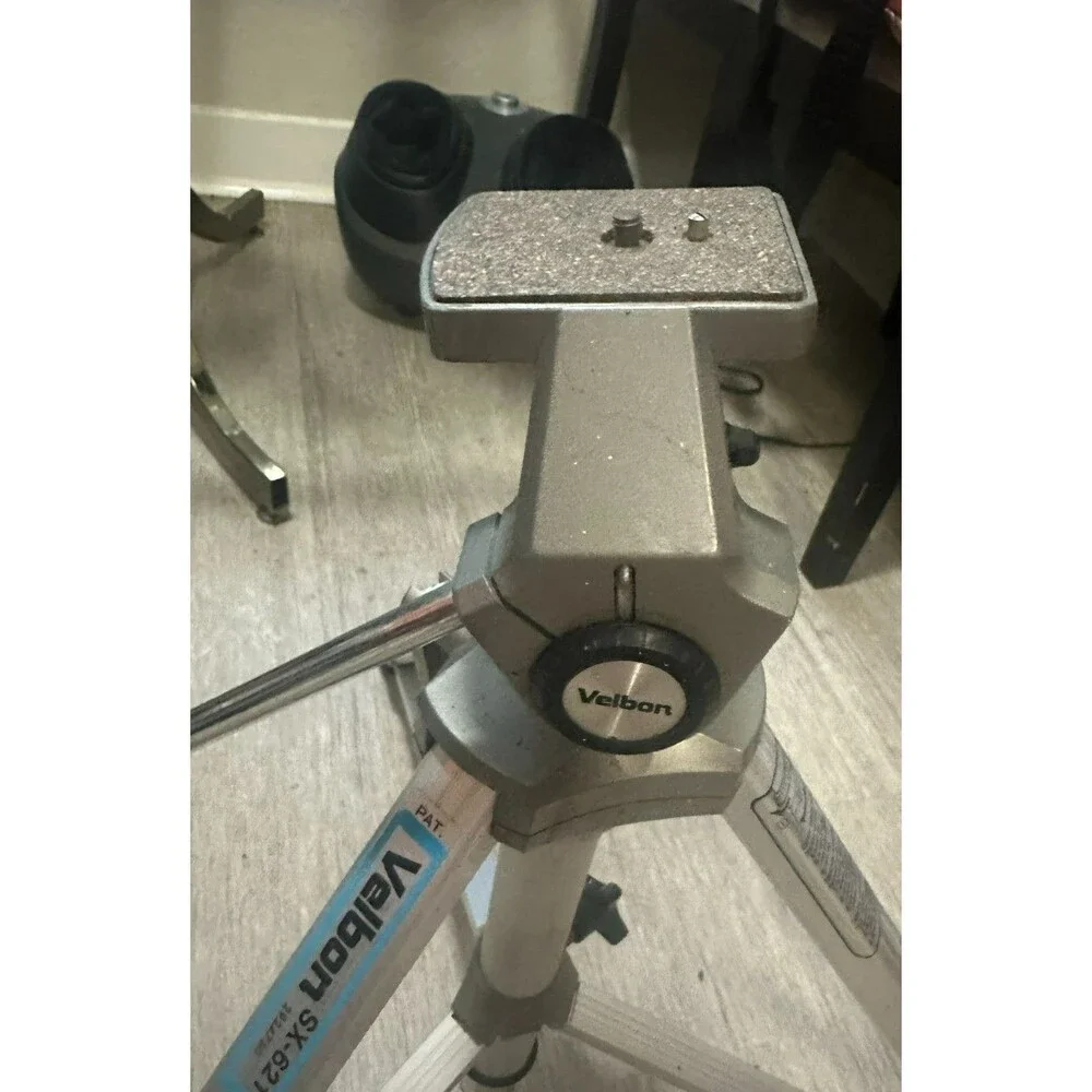 Velbon SX-621 Lightweight Aluminum Video Tripod, Compact